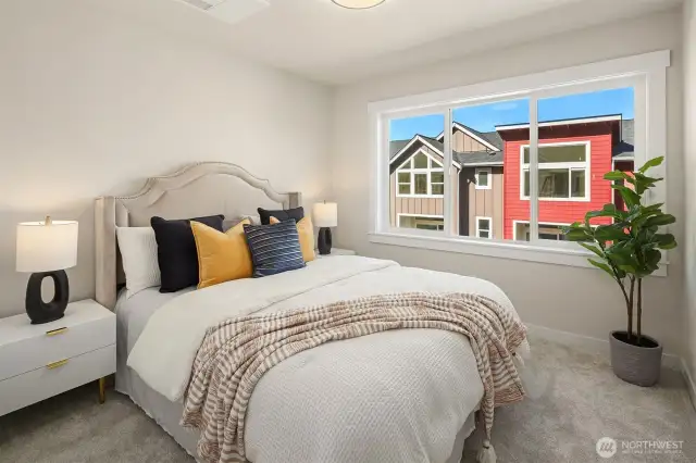 Second bedroom located on the third level