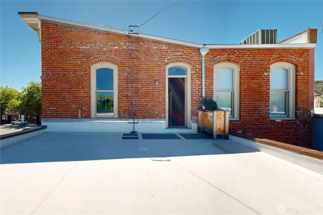 Rooftop access—expand your living space with sky views and sunshine