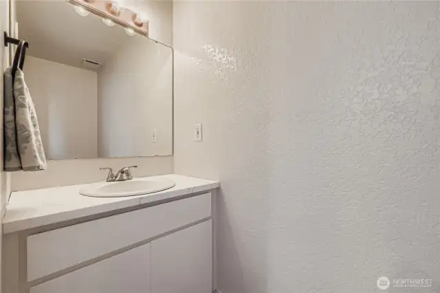 Main floor half bathroom