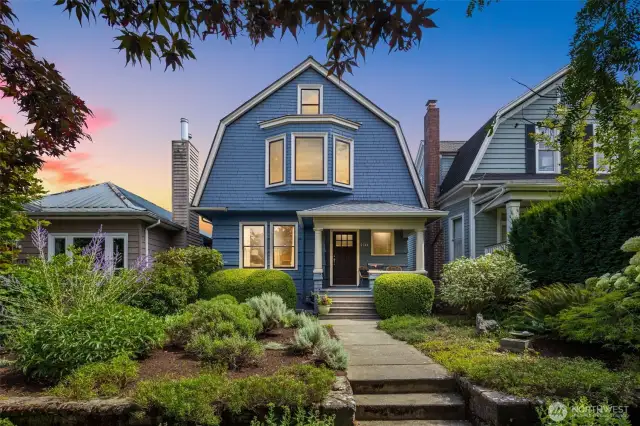 Charming home right at the top of Queen Anne. Wonderful floor plan, amazing back yard, and room to grow with unfinished attic.