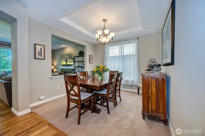 Formal dining room.