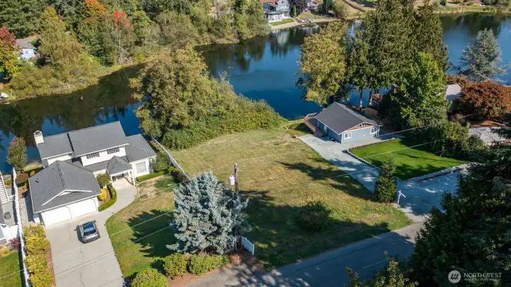 Aerial view facing Northeast.