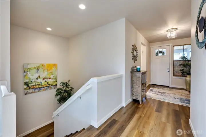 Main floor entry