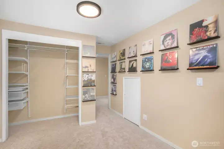 Another view of the lower level office, there are 2 doorways to enter this room.