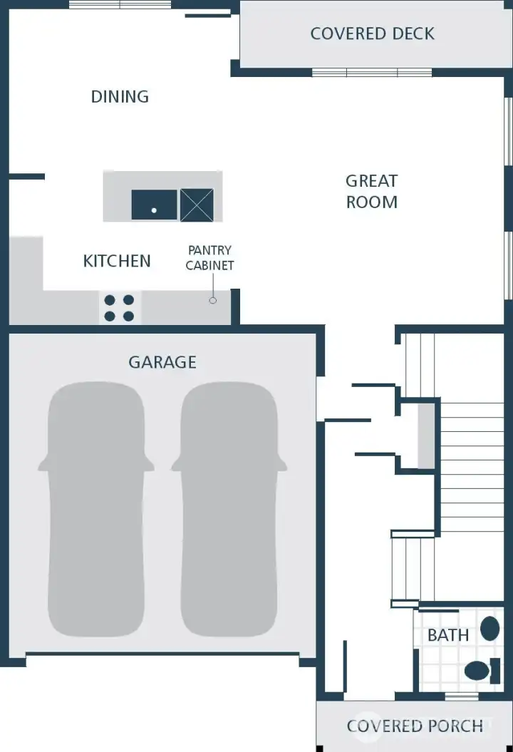Image is a Rendering   Photographs are for illustrative purposes only. Features, finishes, interior/exterior colors, landscaping and floorplan shown may vary from actual homes built.