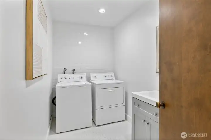 Main floor laundry room.