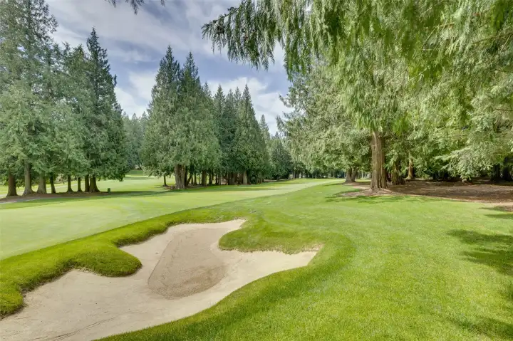 Located on Sahalee's 2 Esat fairway and green.
