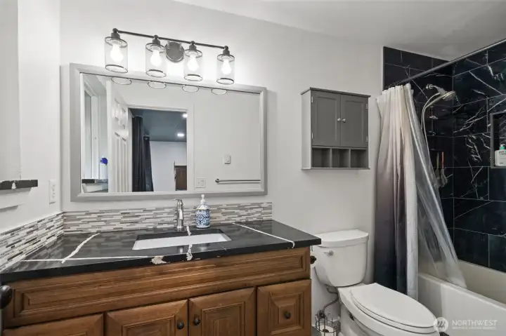 Remodeled primary bathroom