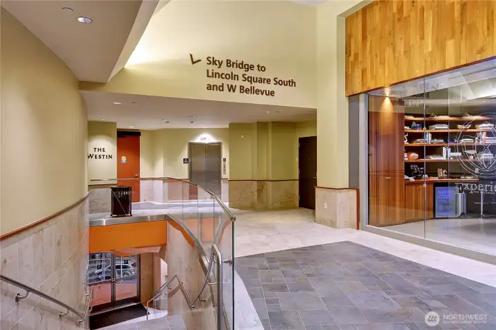 One Lincoln Tower residents live in the lap of luxury and have easy access to multiple skybridges.