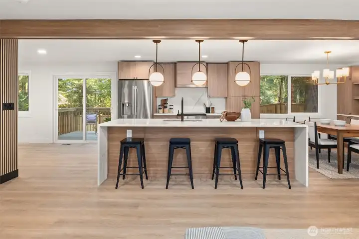 Custom European-Style Kitchen