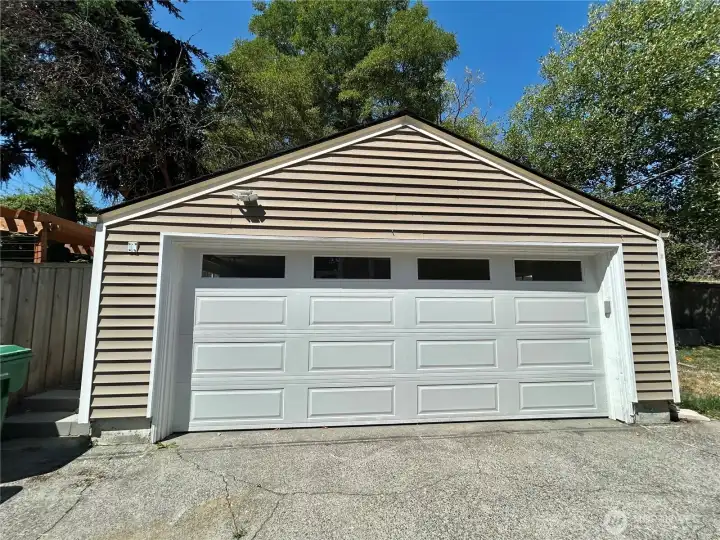 2 car garage - new doors 2024