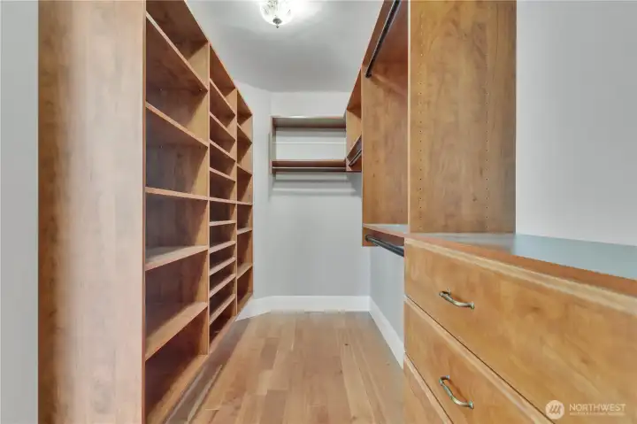 Upstairs Primary closet