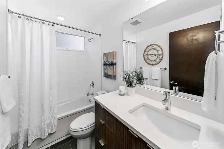 bath on lower floor