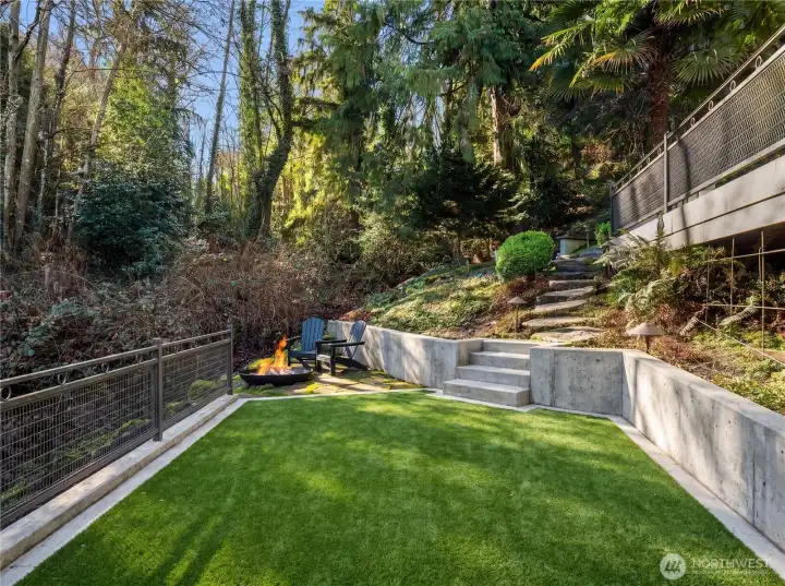 Image is a digital rendering showing possible turf space addition.