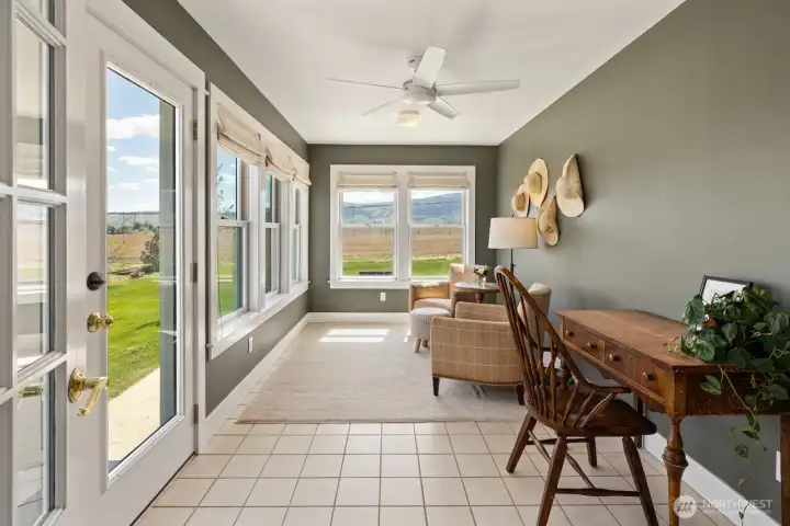 Sunroom for sitting