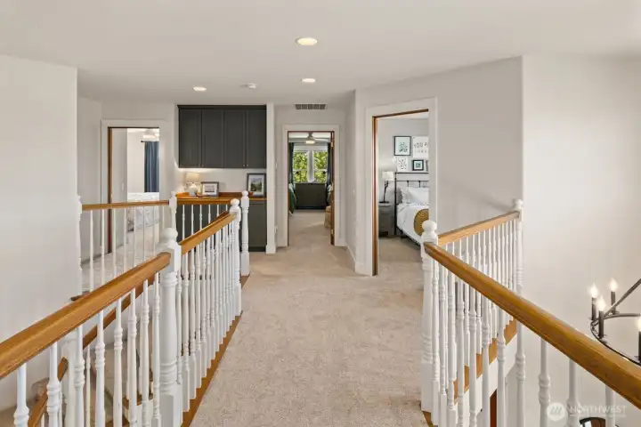 Upstairs walkway