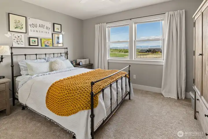 1 of 3 bedrooms upstairs