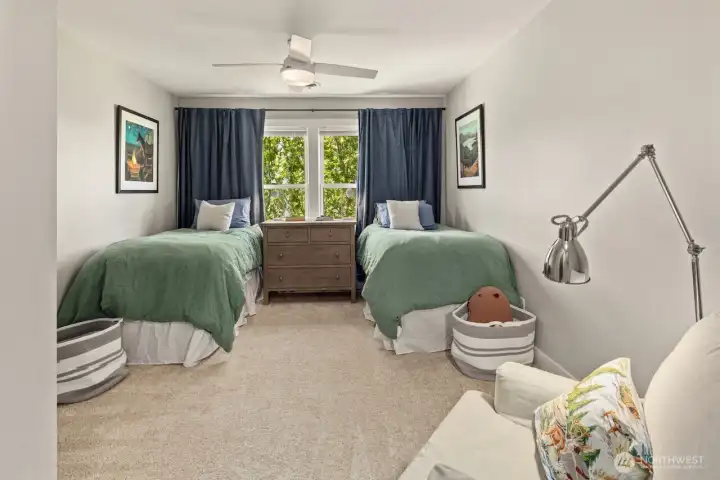 1 of 3 bedrooms upstairs