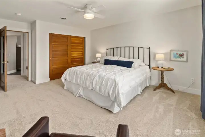 1 of 3 bedrooms upstairs