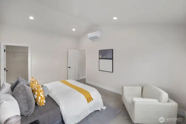 Another view of Bedroom #3 with vaulted ceiling. Another view of Bedroom #3 with vaulted ceiling.