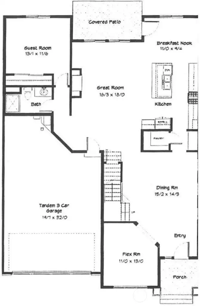 Floorplan of main floor. Floorplan of main floor.