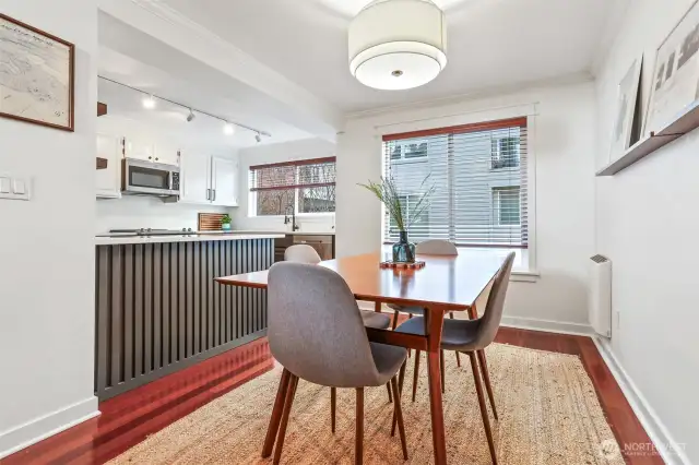 Alternate Dining Room View (Located on Main Level) Boasts Open Flow to Kitchen