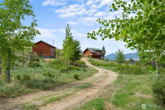 End-of-road privacy with year-round access.  Property includes private well and functional  3 BDRM septic system.