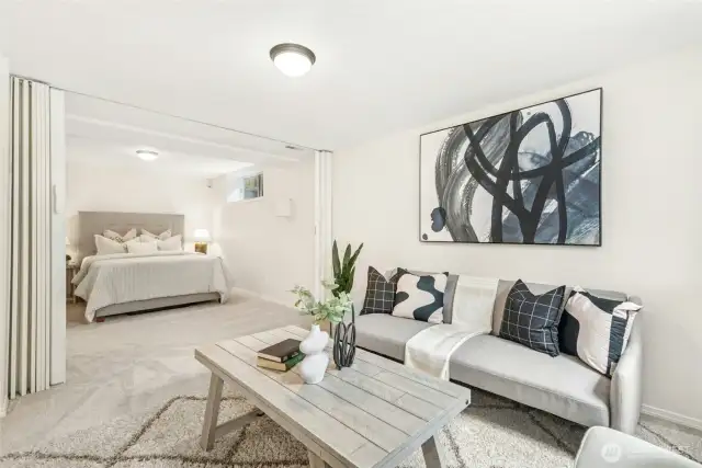 Lower Floor Bedroom & Sitting Room