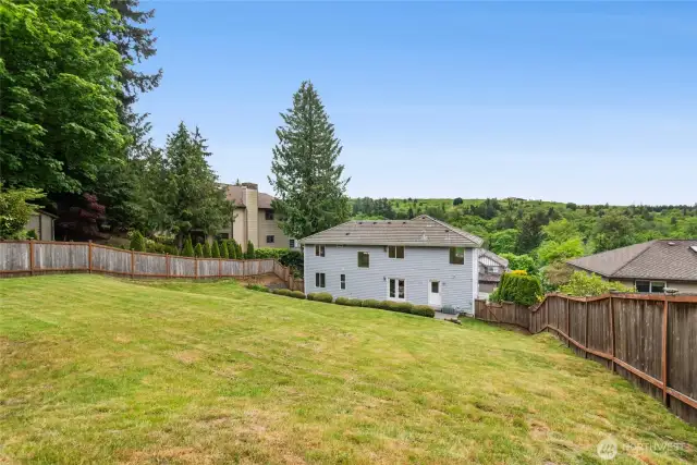 View of Home from Backyard