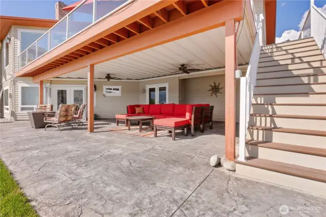 Downstairs Patio Space