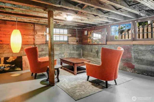 There is a lot of space in the basement to turn into more livable space or to simply use as storage.