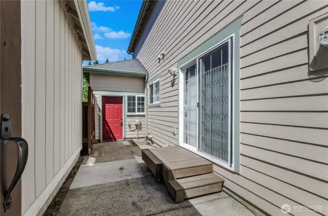 Private courtyard