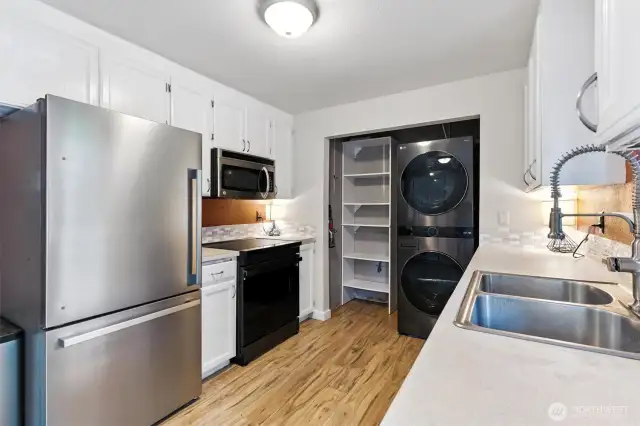 New fridge and stove