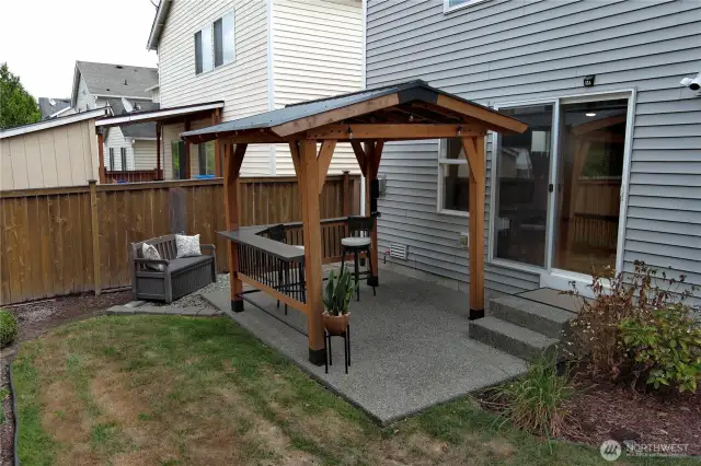 Fantastic backyard patio area!