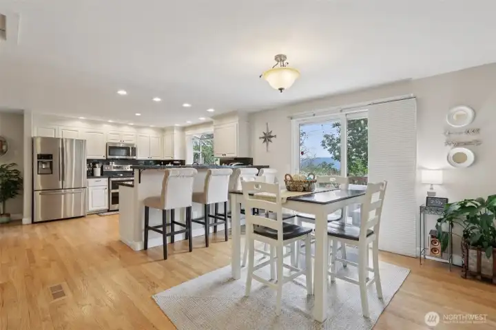 large open kitchen