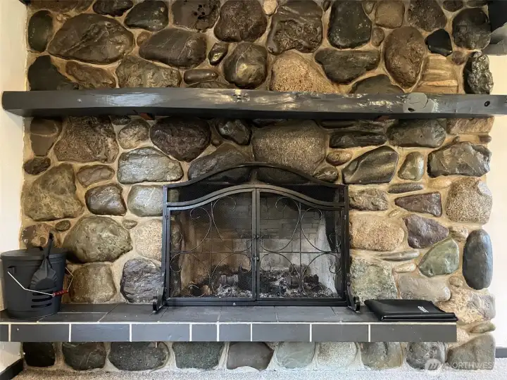 Wood Burning Fireplace