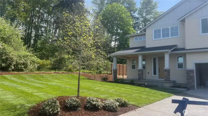 Huge front yard