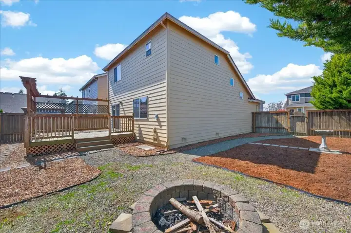 Back yard/deck/Firepit