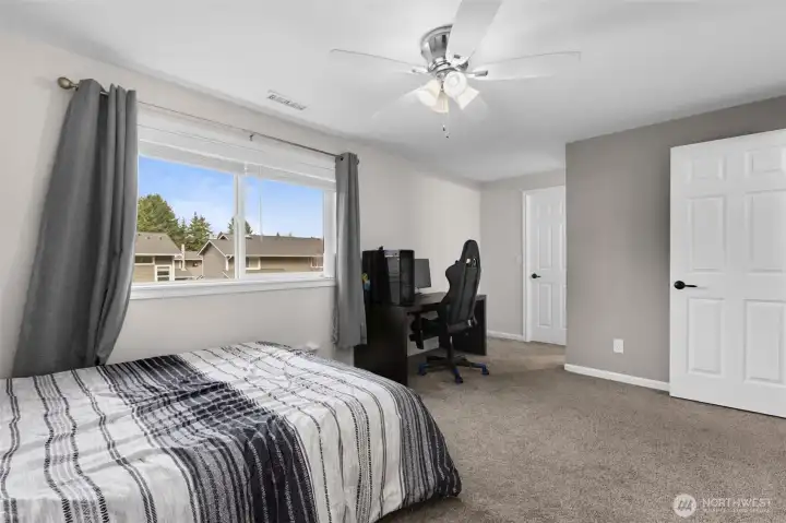 Second bedroom with walk in closet