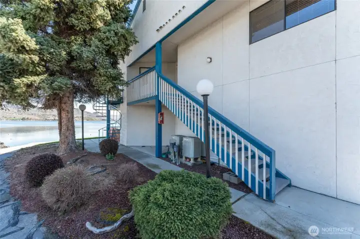 Private Staircase to unit