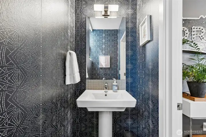 Main floor powder room