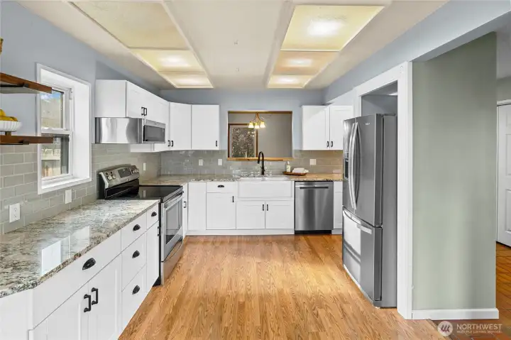 Tastefully updated kitchen