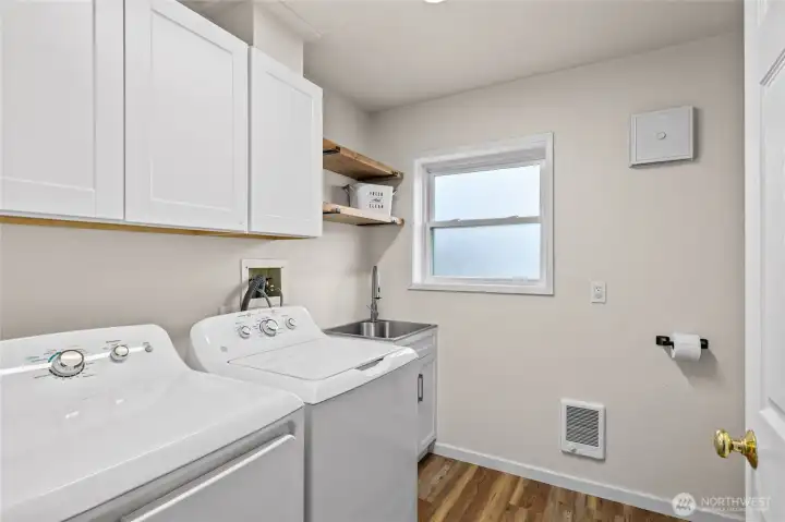 Main Level laundry/bathroom