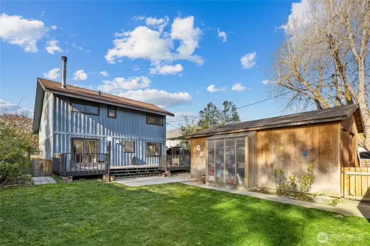 Enjoy the expansive back deck