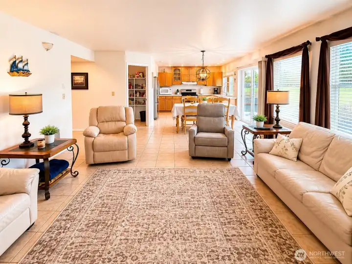 living room made for entertaining