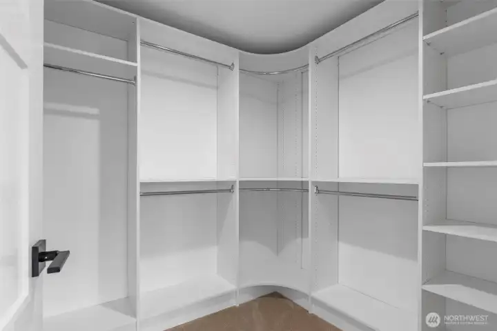 Primary walk-in closet