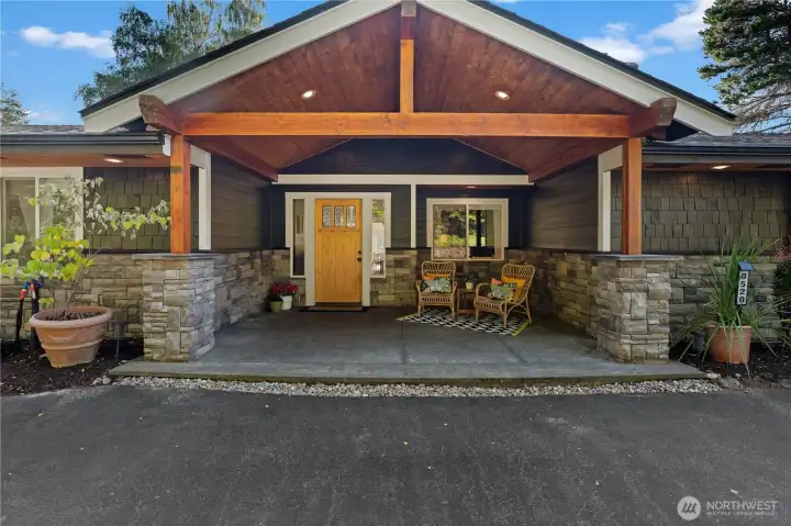 Classic NW Midcentury Rambler with Waterviews on Acreage