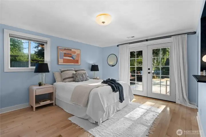 Primary Bedroom leads to the deck