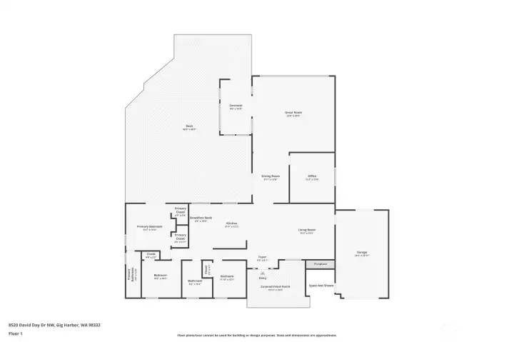 Floor Plan of David Day