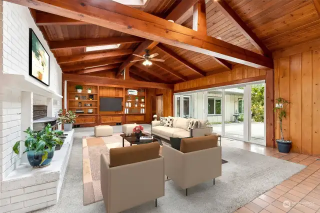 Gorgeous Tongue and Groove Ceilings! Huge Slider to the Outdoor Living Area Bringing the Outdoors In!